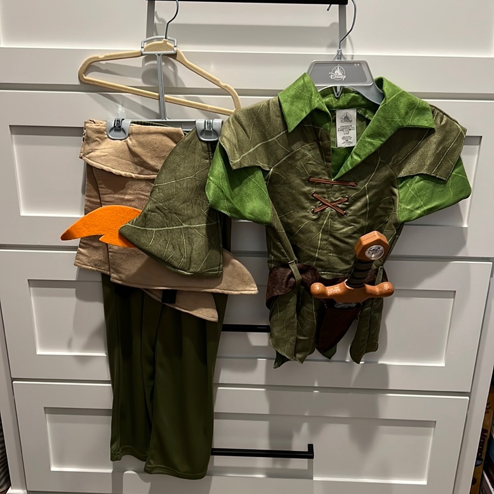 Disney Peter Pan Costume for Kids size 5-6